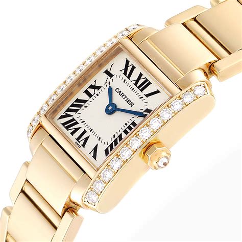 cartier diamond watch women's.